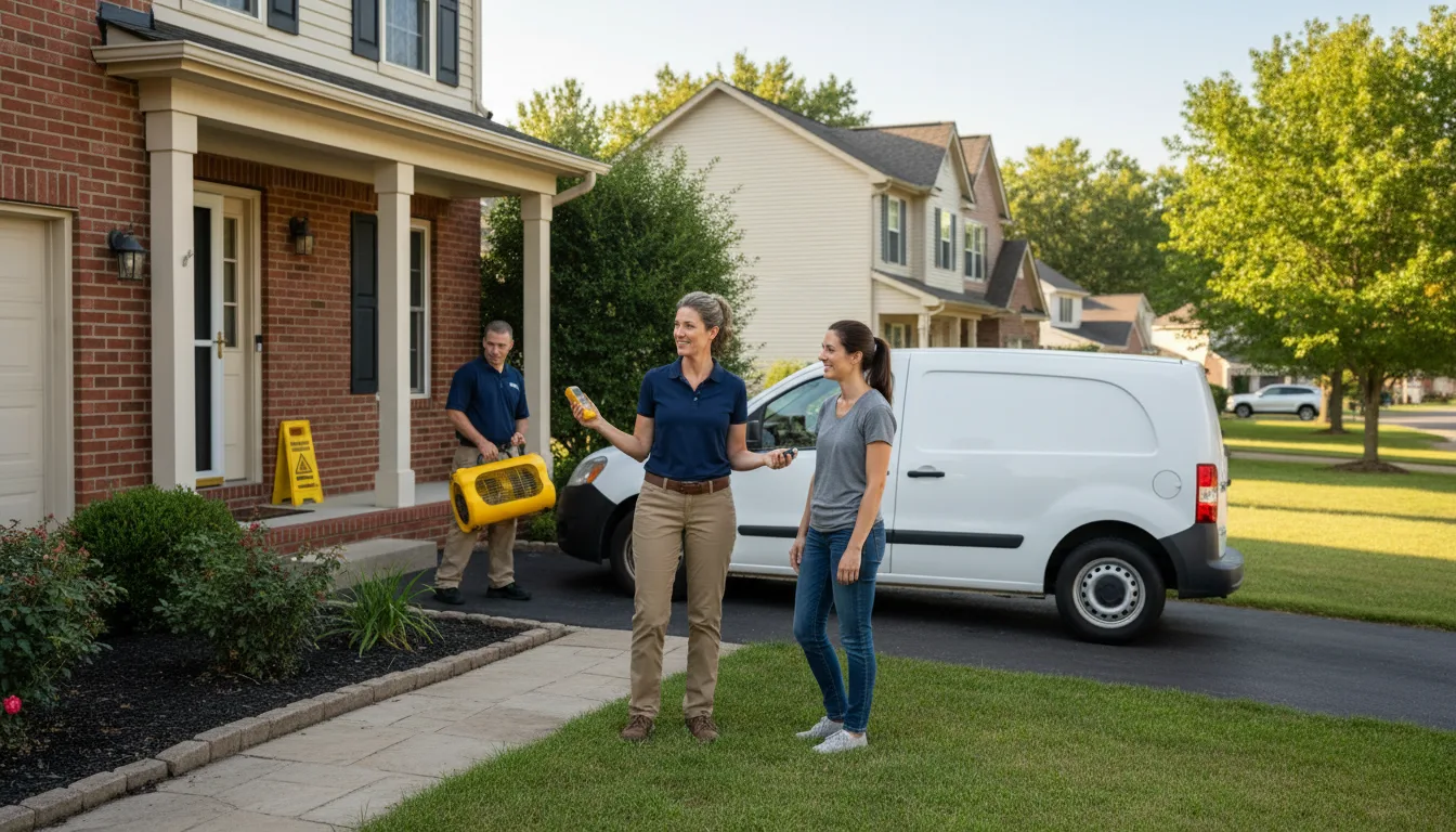 Water restoration image for Mildew Remediation in Fenwick, MI